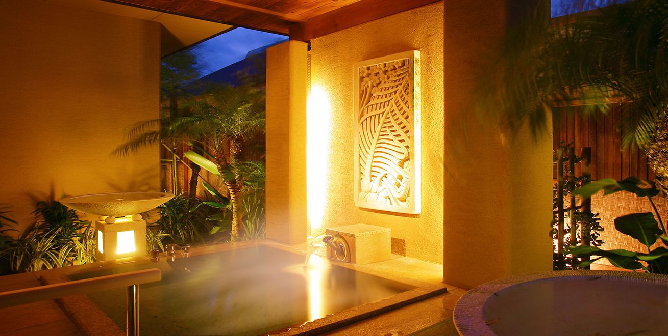 客室温泉露天風呂